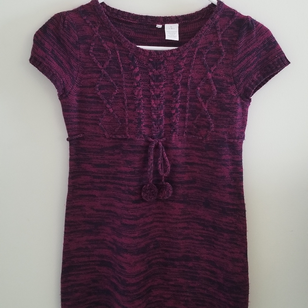 Purple Knit Top